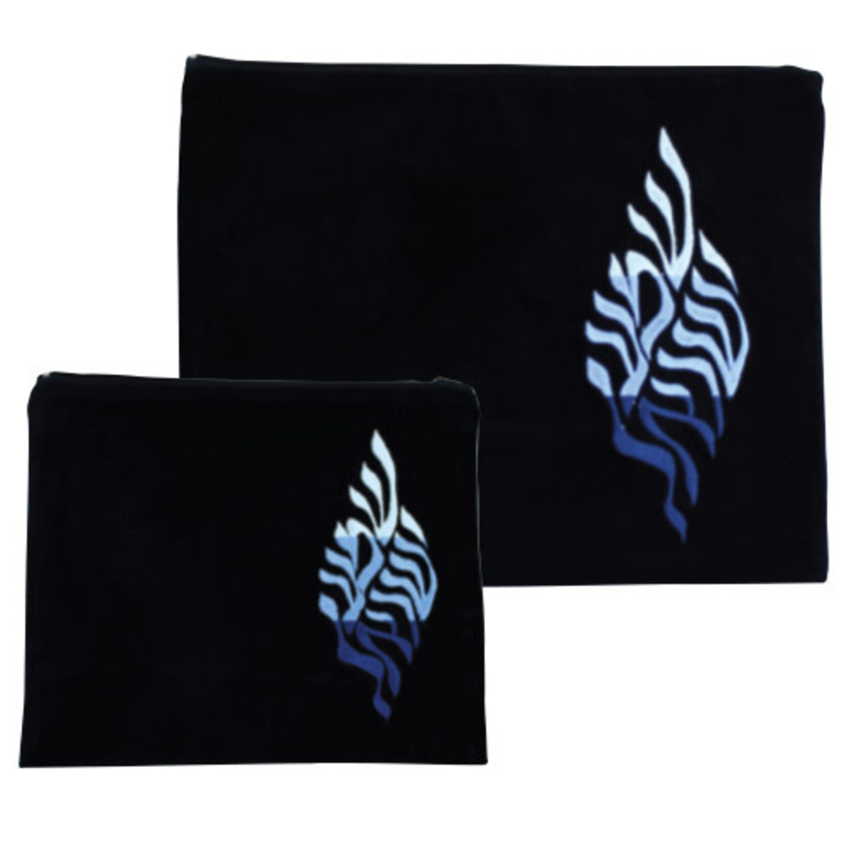 Velvet Tallit Bag Set, Navy Blue