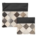 Tallit and Tefillin Bag Set, Fur Patchwork