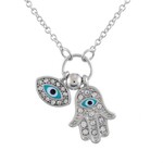 Necklace, Hamsa with Eye