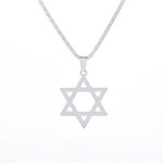 Magen David Necklace, Silver