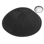 Black Linen Kippah