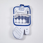 'Passover Mosaic'' 2 Piece Oven Mitt Gift Set