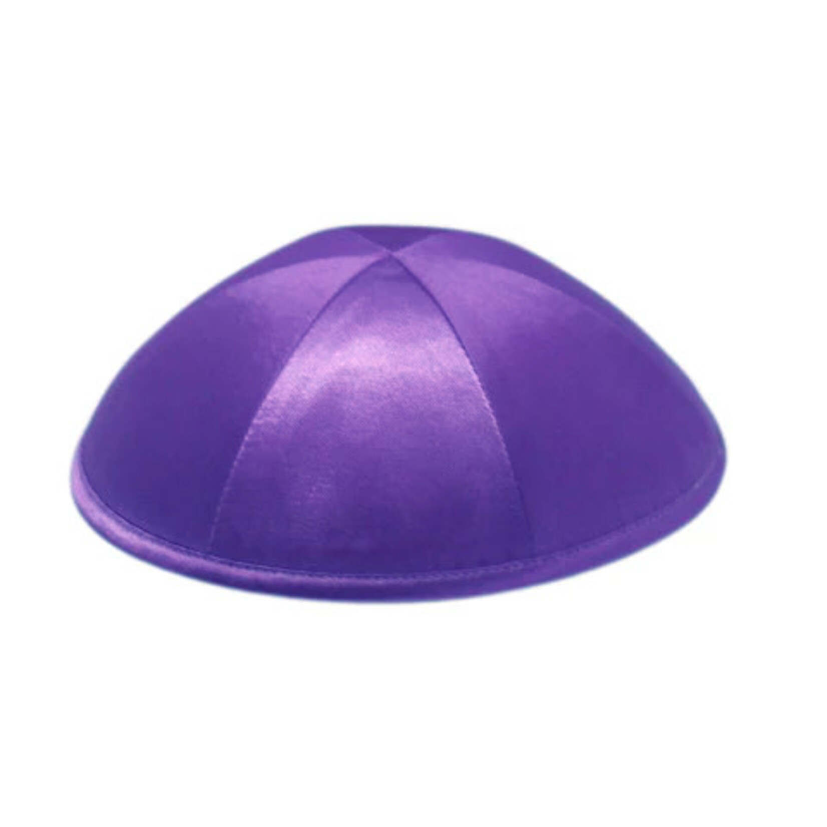 Dark Purple Satin Kippah, 19cm