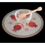 Glass Honey Dish with Dipper