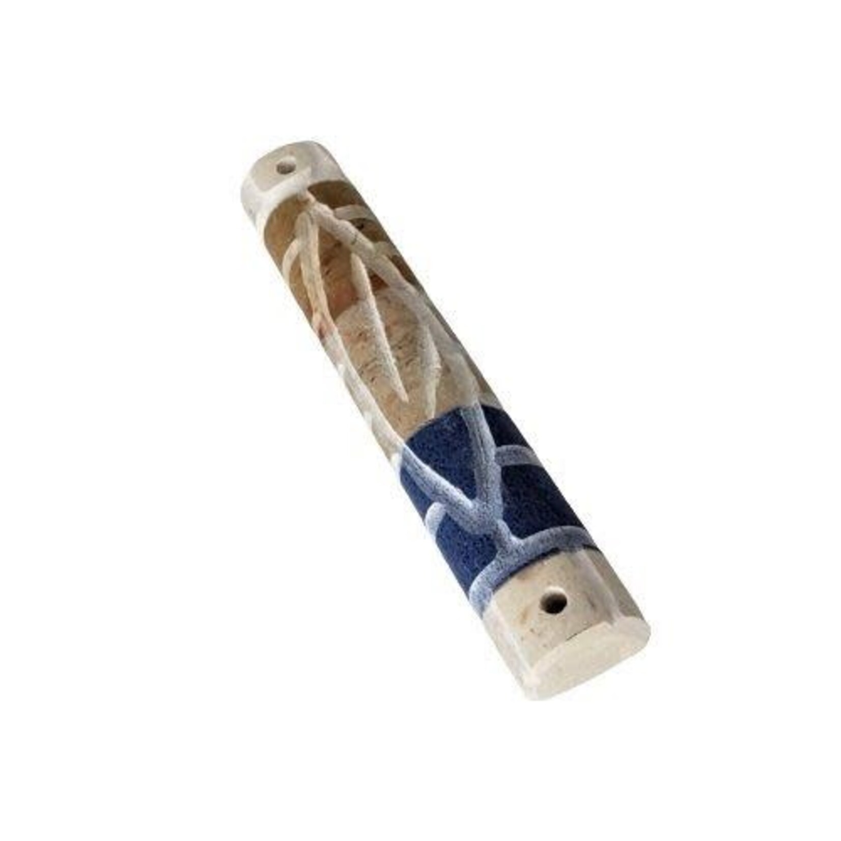 Jerusalem Stone Mezuzah Case, 10cm