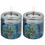 Candle Holders Aluminum, Chagall Design