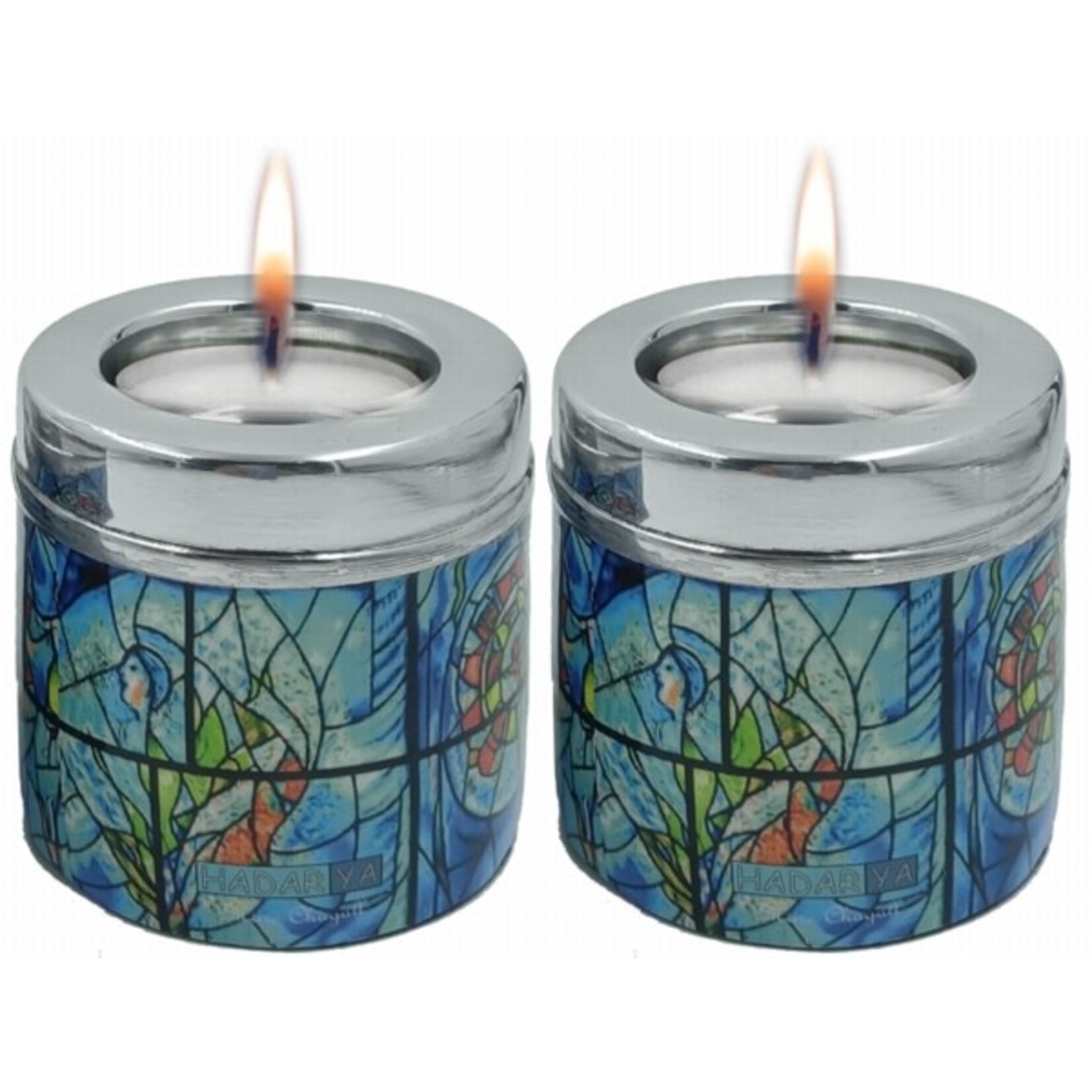 Candle Holders Aluminum, Chagall Design