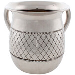 Washing Cup, Stainless Steel, Dotted Design