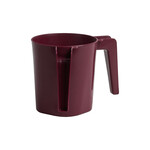 Plastic Washing Cup, Bordeaux