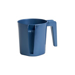 Plastic Washing Cup, Metallic Blue
