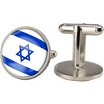 Israel Flag Cuff Links