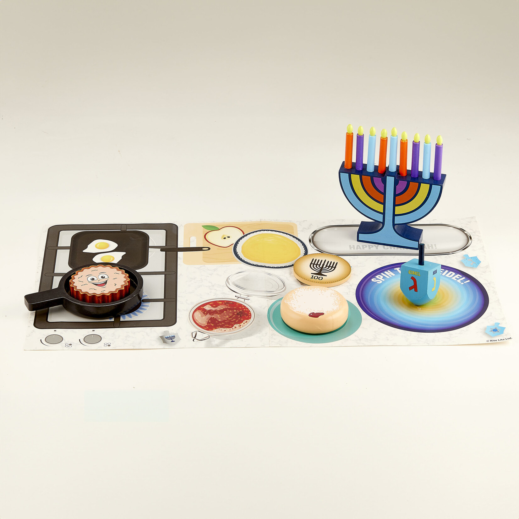 Deluxe Chanukah Wooden Play Set, 16-pc