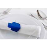Chanukah Napkin Rings, Navy Blue-Coloured Paper, 10-Pack