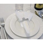 Chanukah Lucite Napkin Rings, Silver Colour, 4-Pack