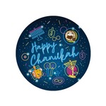 Chanukah 9 Inch Paper Plate, 10-Pack