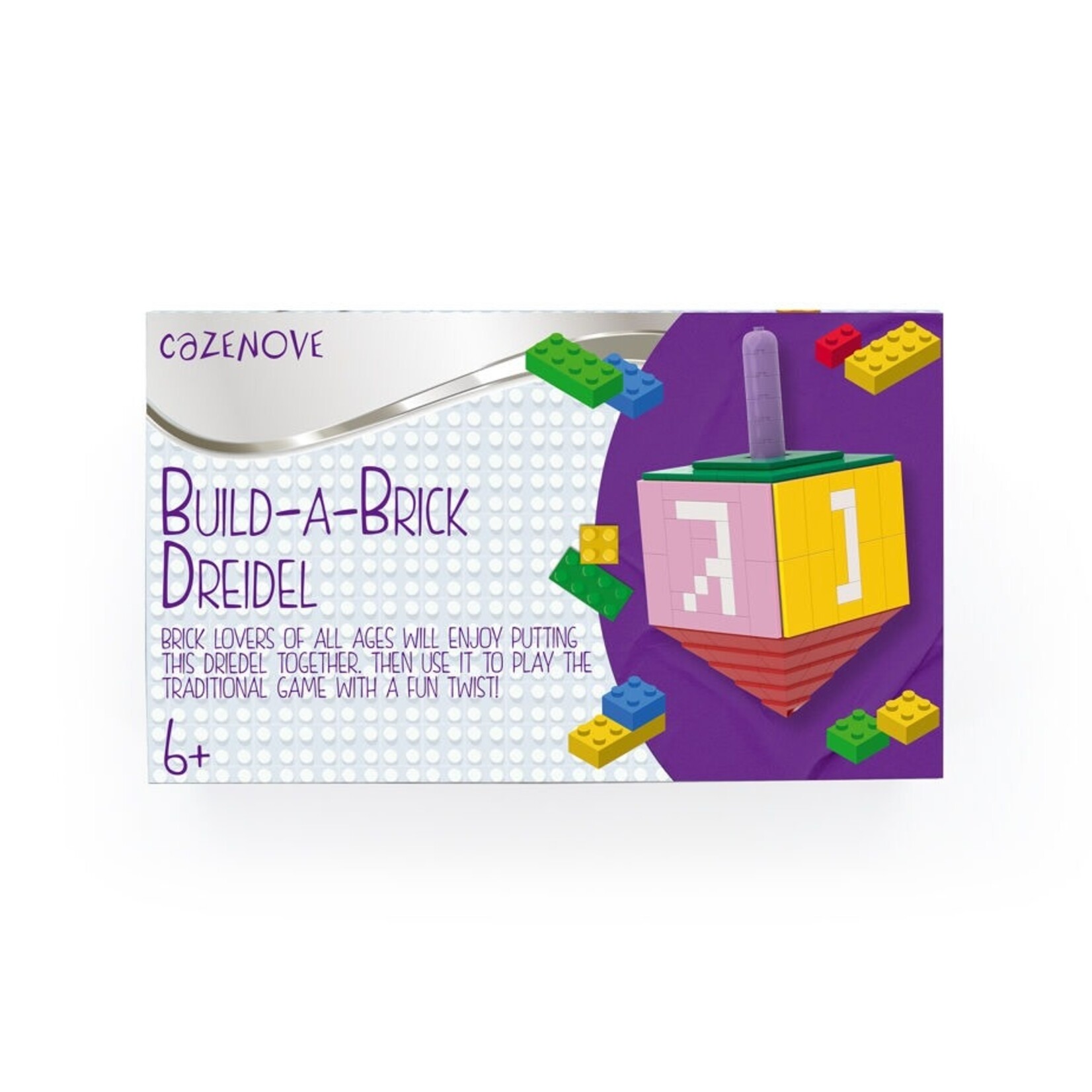 Build-A-Brick LEGO-Style Dreidel
