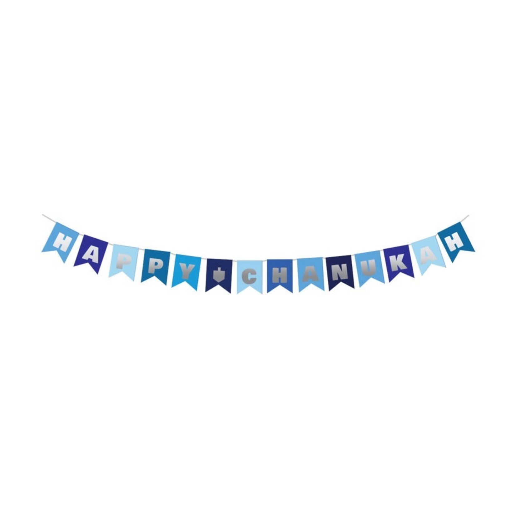 Chanukah Bunting, Blue & Silver