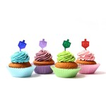 Dreidel Cake Toppers, 4-Pack