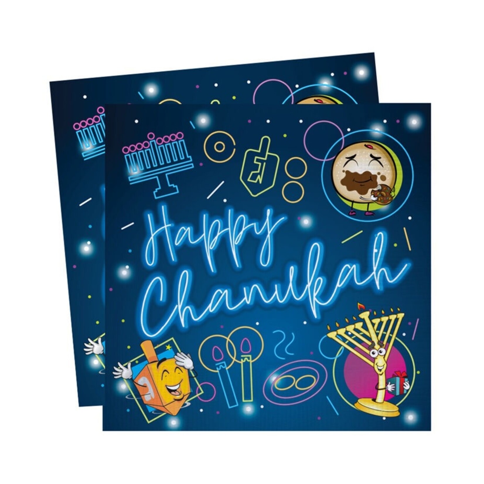 Chanukah Paper Napkins, 12-Pack