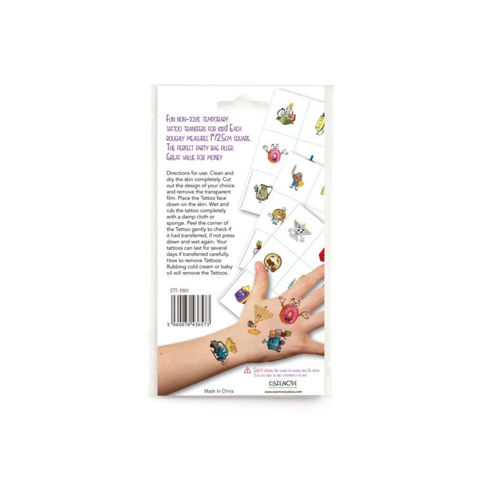 Chanukah Temporary Tattoos
