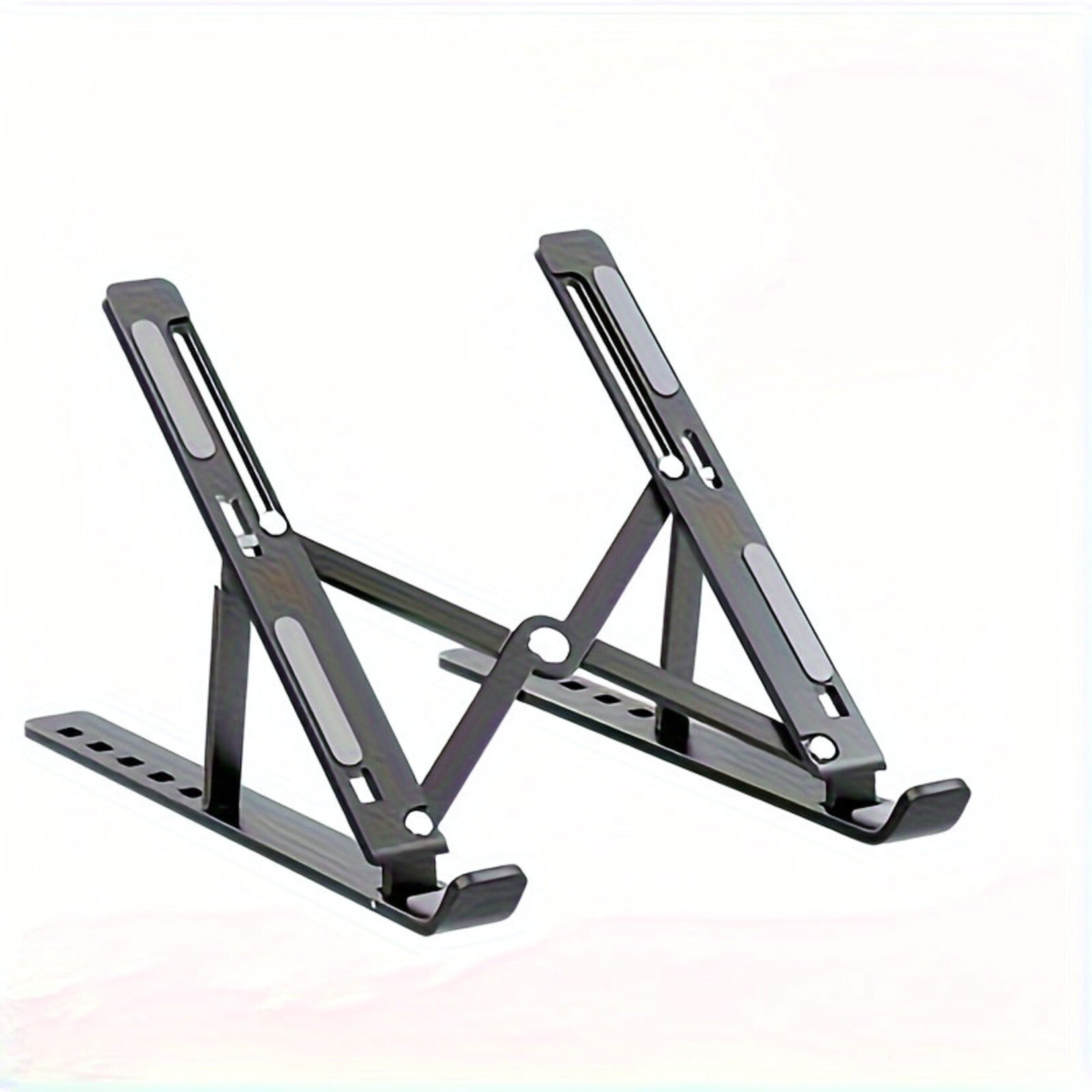 Compact Folding Shtender, Black Aluminum