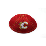 Sports Mesh Kippah, Calgary Flames