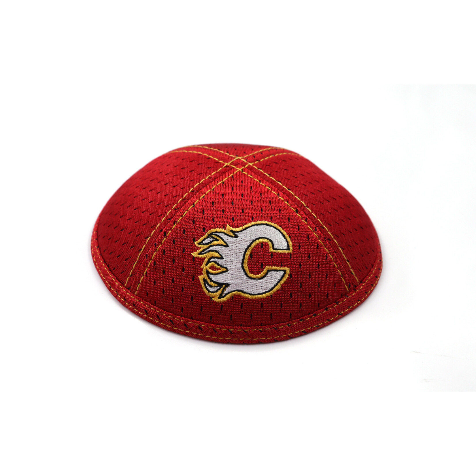 Sports Mesh Kippah, Calgary Flames