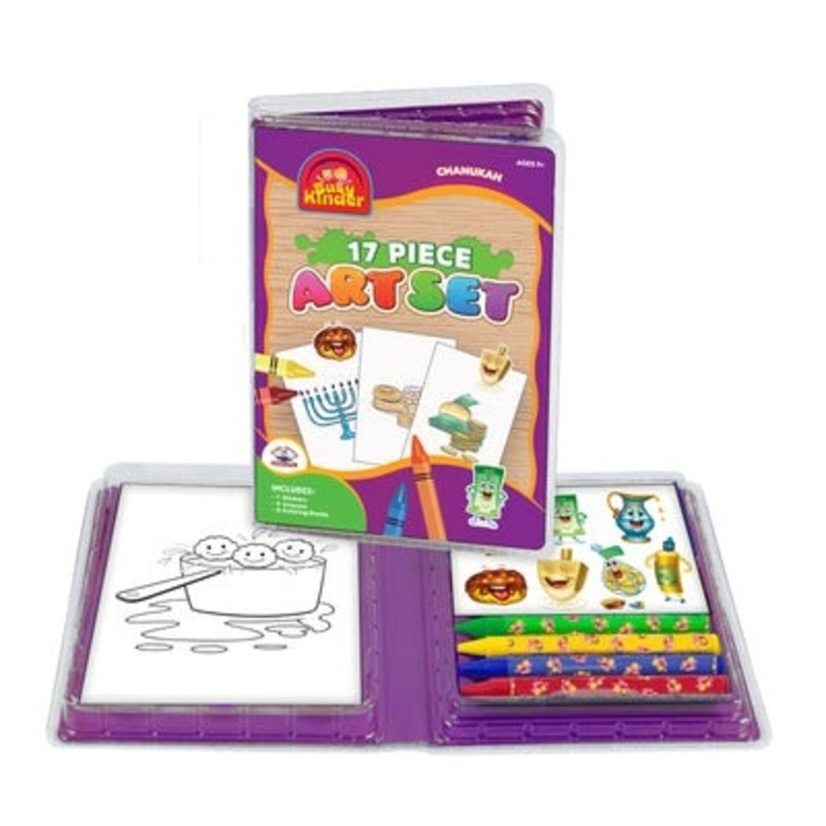 17-Piece Mini Chanukah Art Set