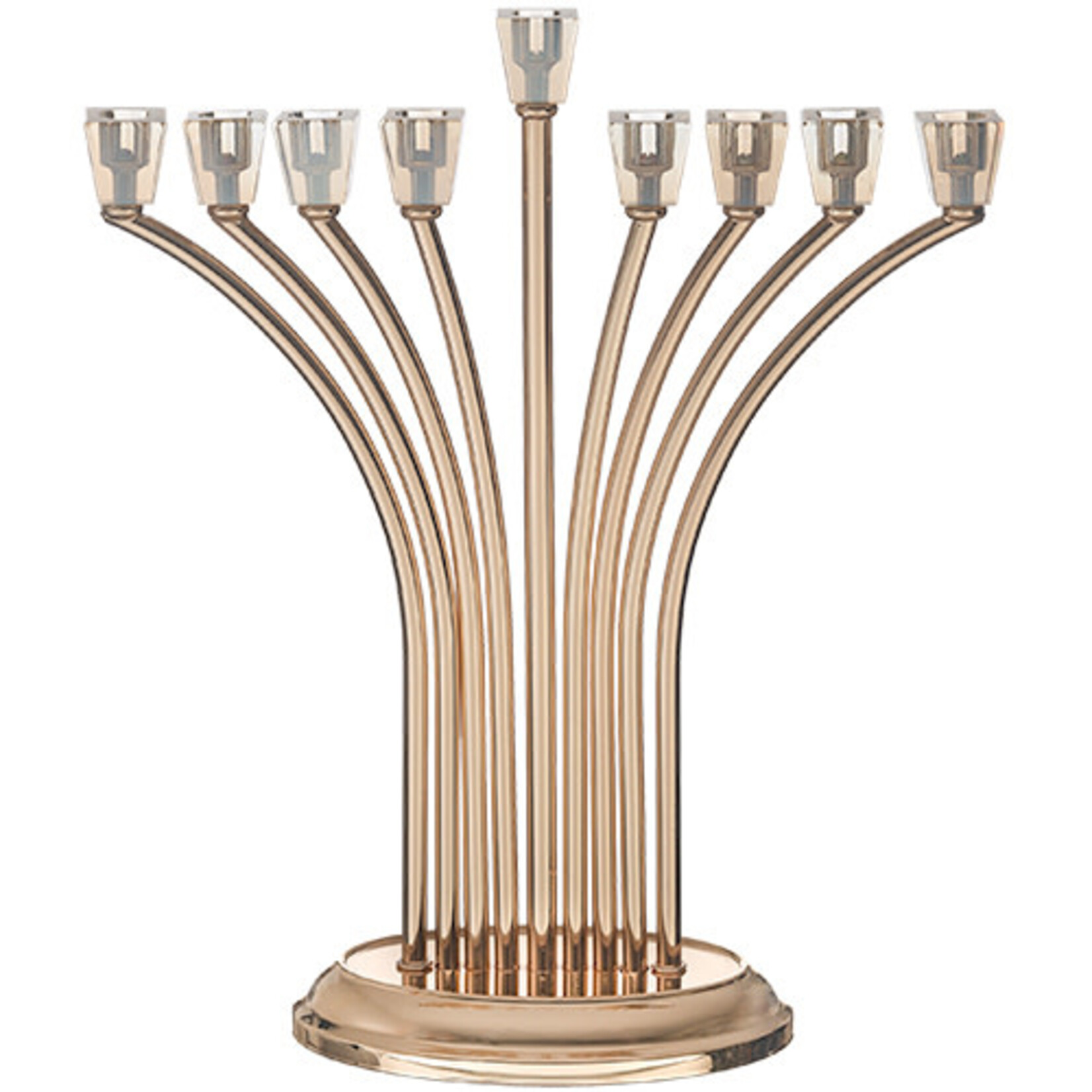 Menorah with Crystal Cups