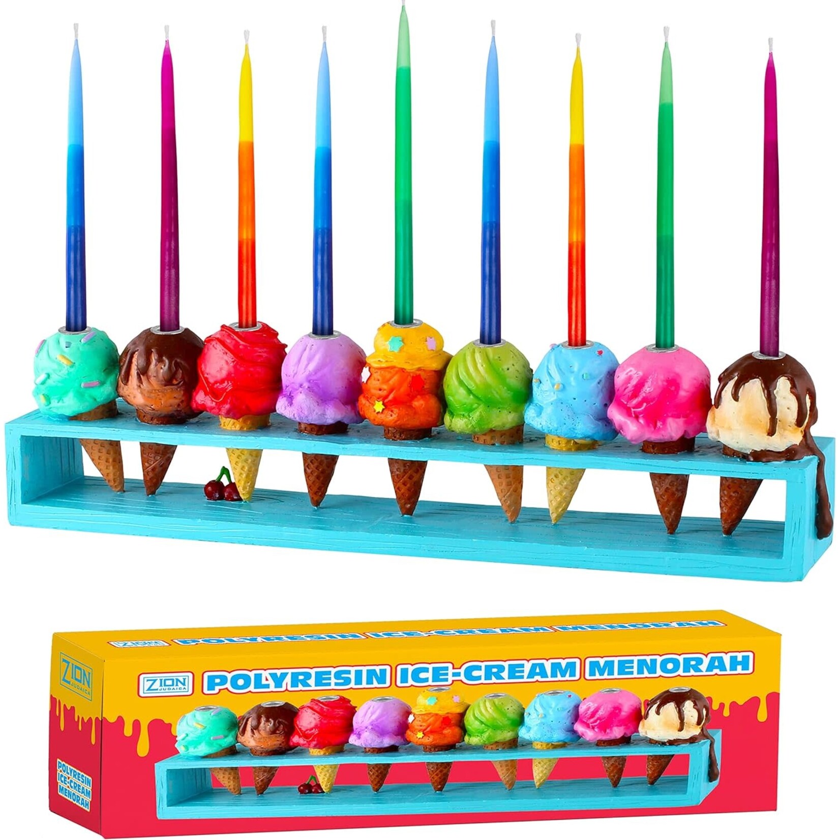 Ice Cream Menorah