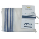 Tallit ''LaMenatze'ach'' Non-Slip, Size 70, Denim - Ashkenazi