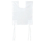 100% Cotton Tzitzit / Arbah Kanfot, Kids Size 3, Round Neck, Ashkenazi Meyuchad (Machine Made)