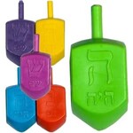 Jumbo Plastic Dreidels