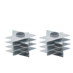 Candlesticks, Modern Magen David, Shiny/Matte