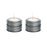Tealight Candlesticks, Modern, Shades of Grey