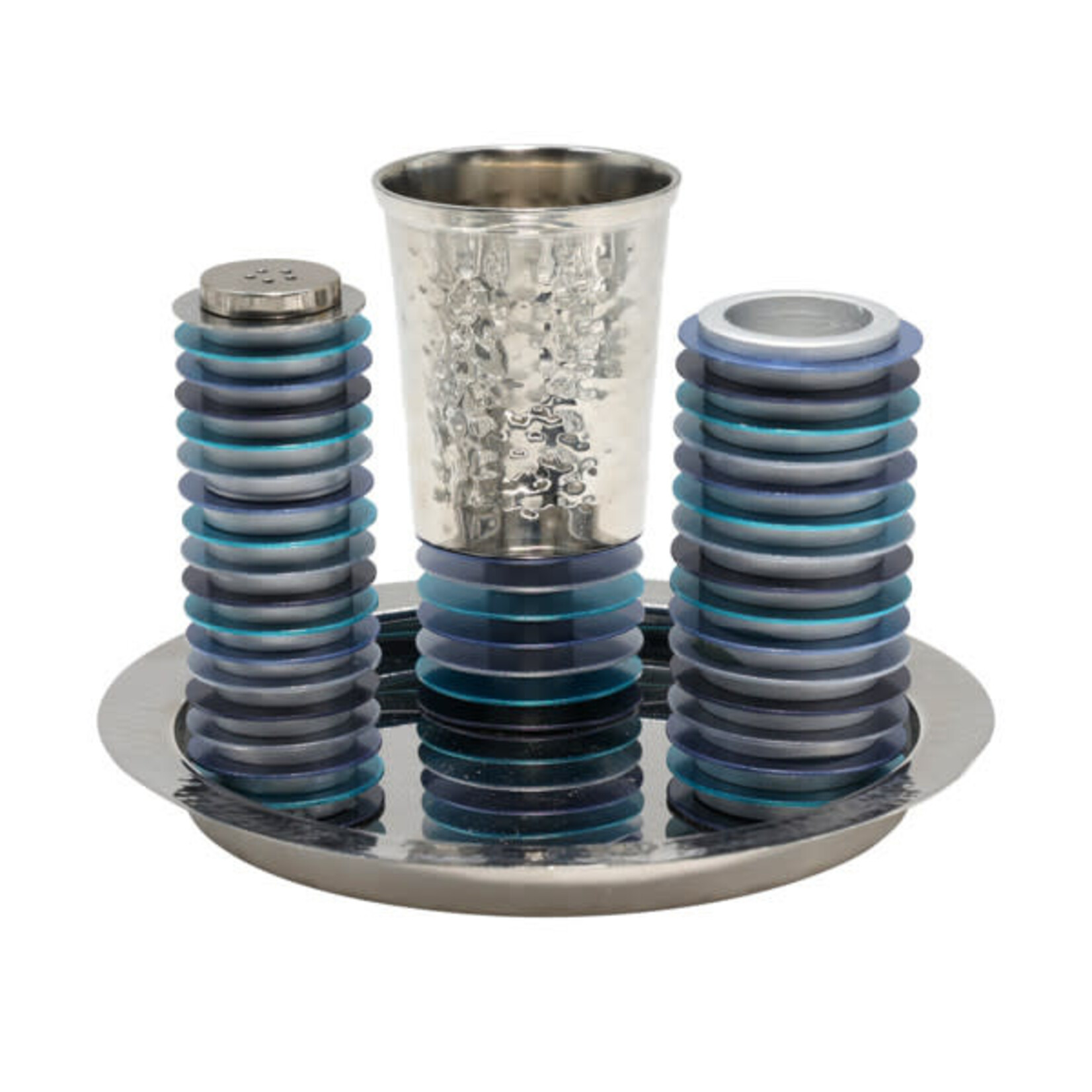 Havdallah Set, Modern, Shades of Blue