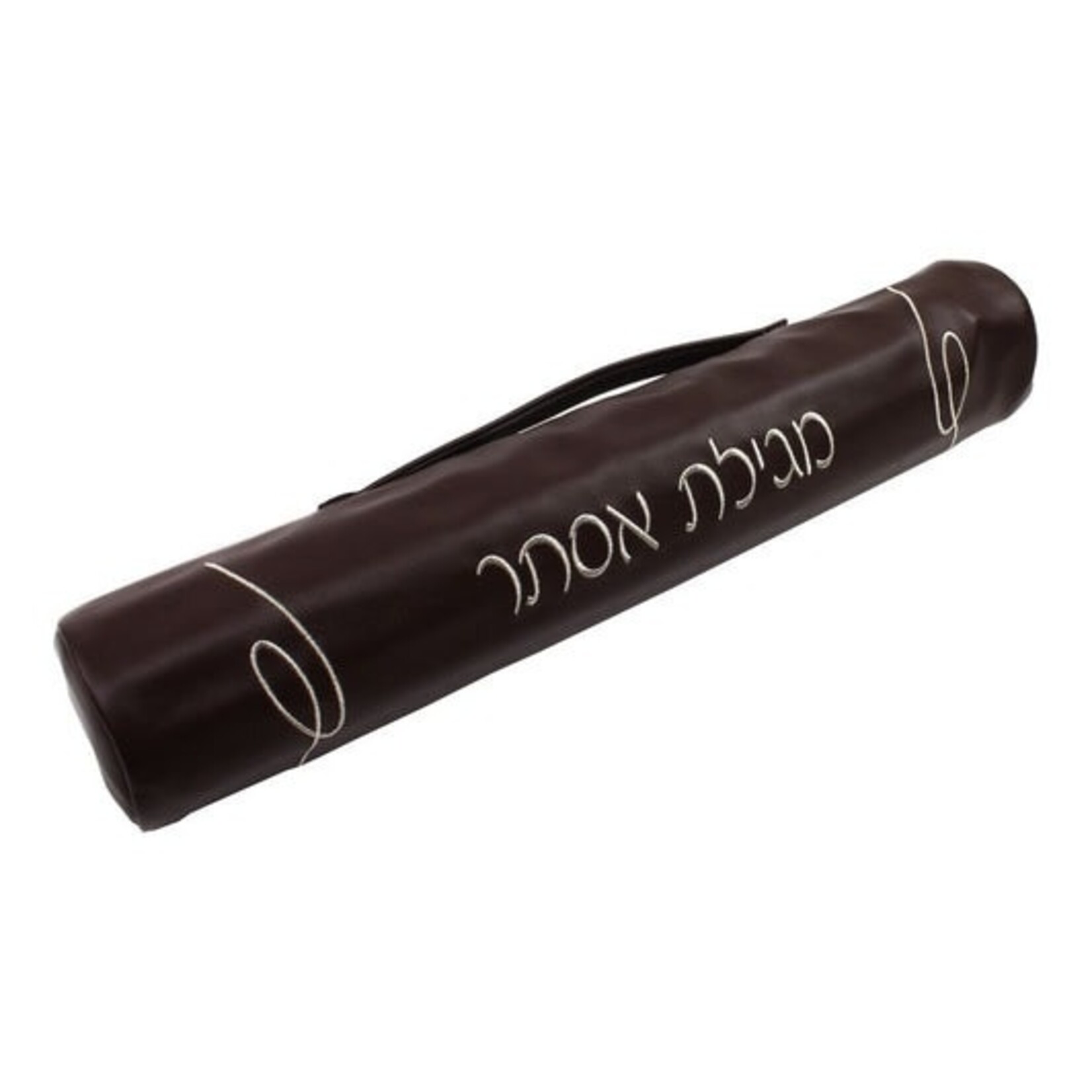 Leatherette Megillah Case, Black Coffee, 12 Inch