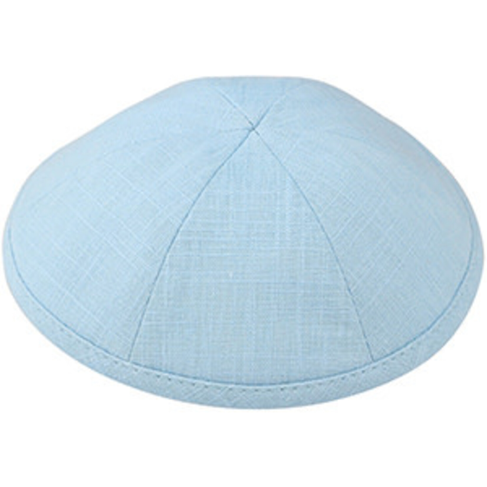 Light Blue Linen Kippah