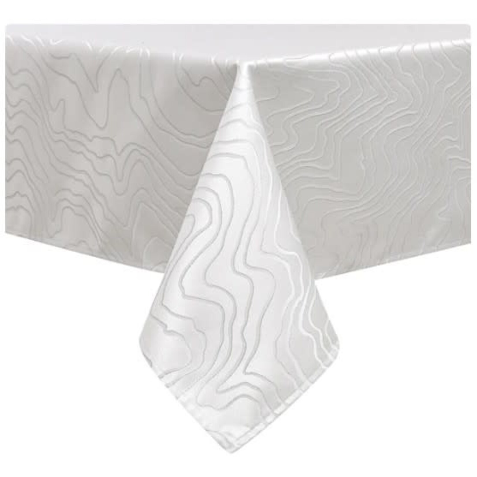 Tablecloth, Jacquard, ''Silver Ripple''