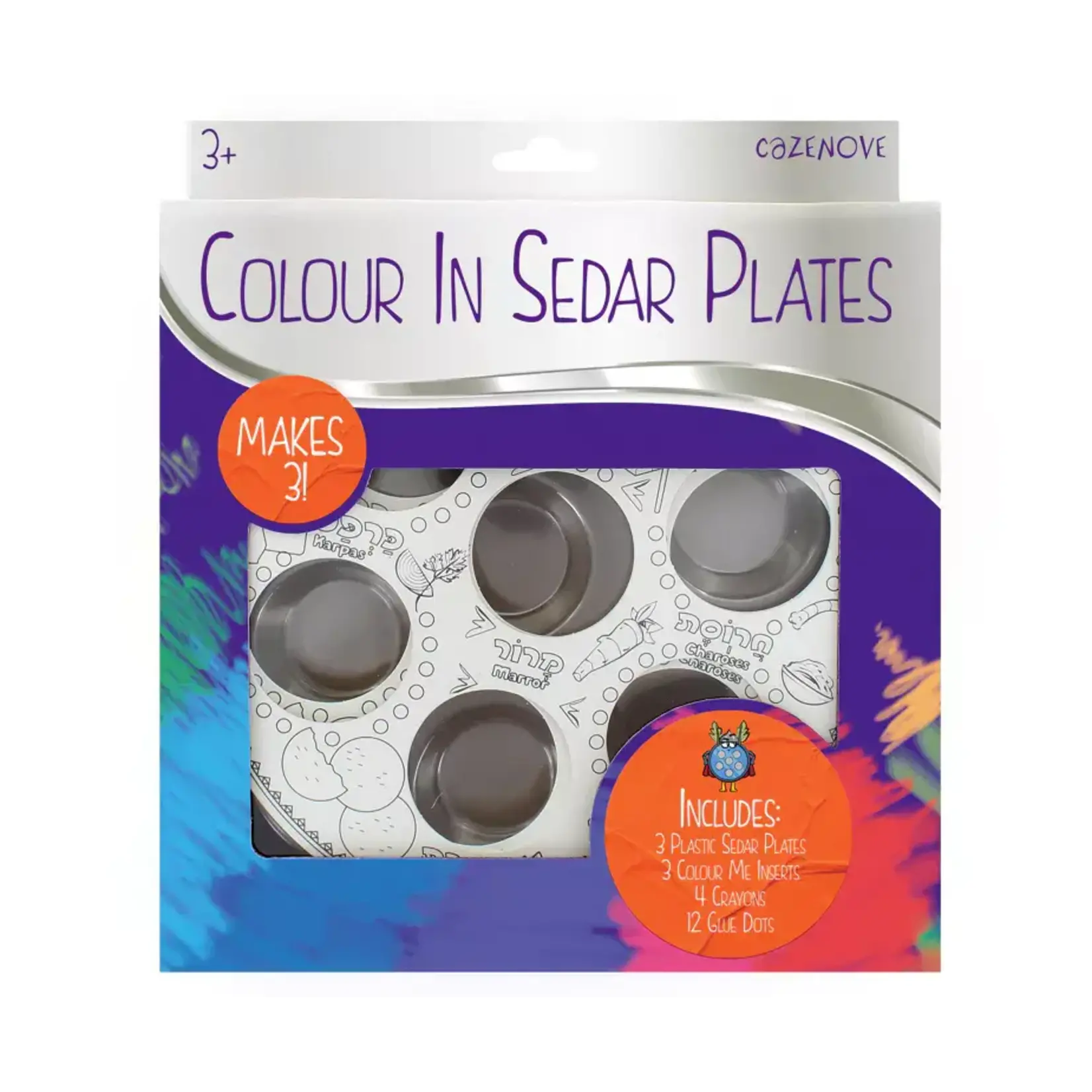 Colour-Your-Own Seder Plate