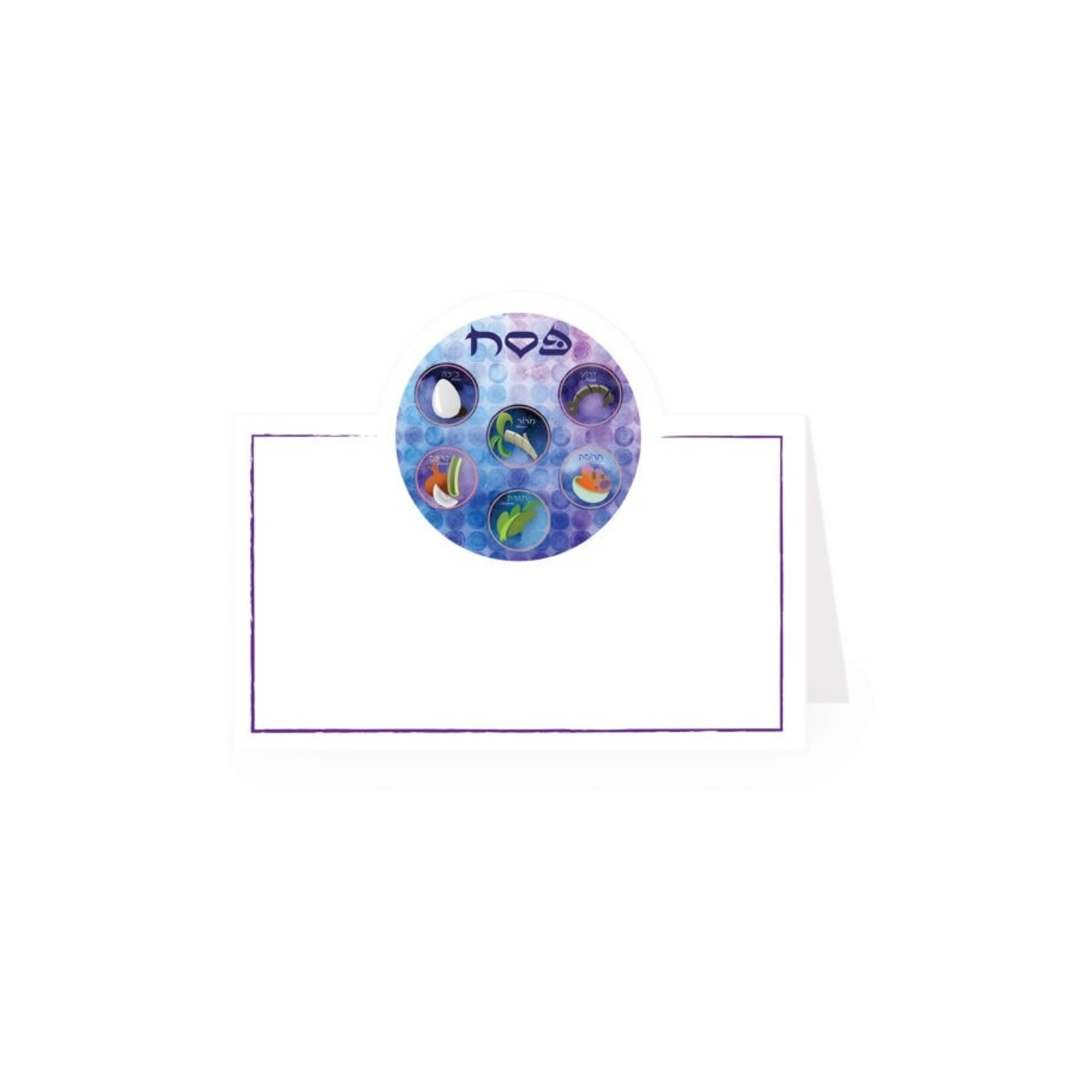 Passover Place Cards, Seder Plates, 12-Pack