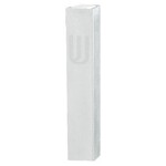 Aluminum Mezuzah - Matte Silver with Printed "Shin," 7 cm