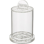 Silver Acrylic Tzedakah Box (16x10 cm)