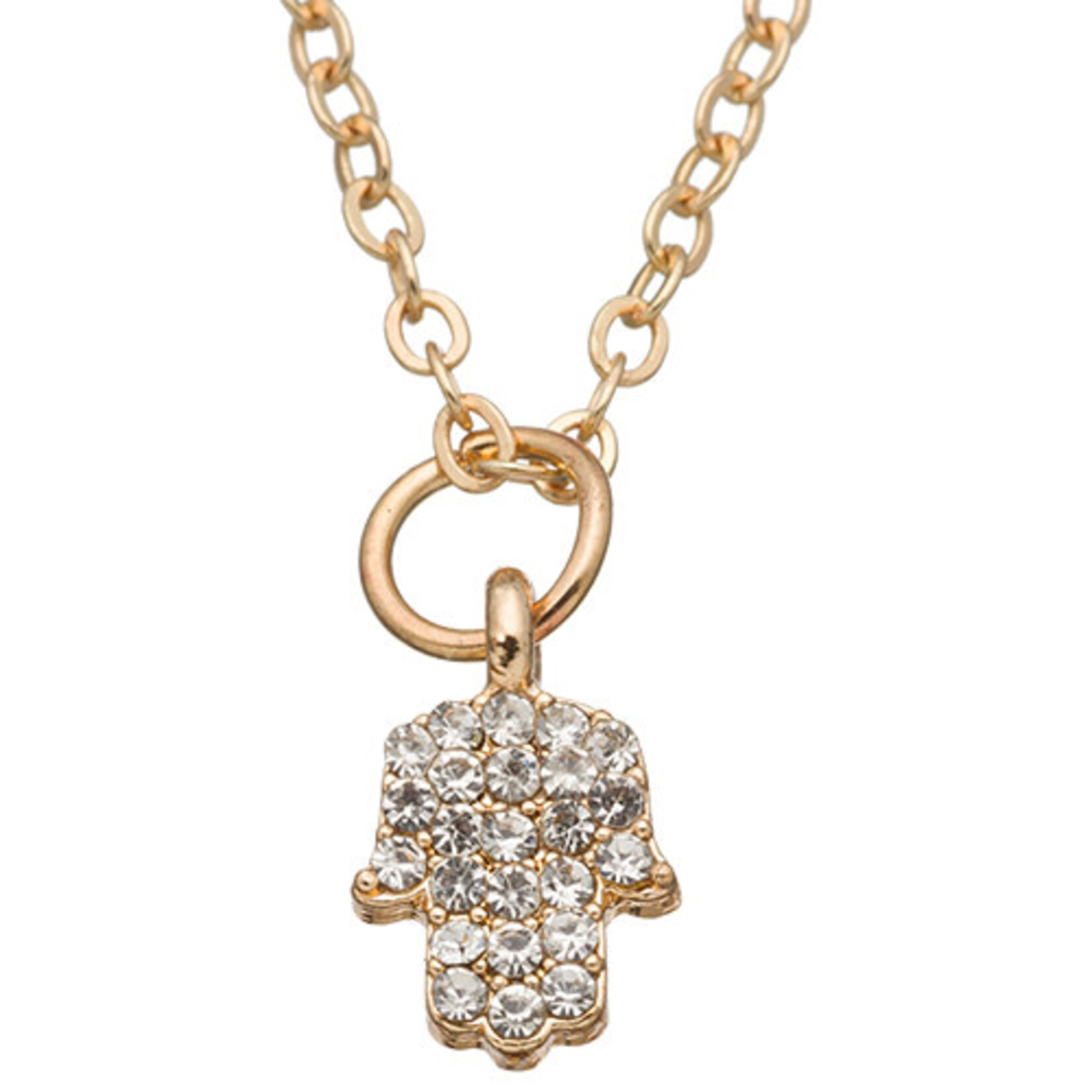 Gold Hamsa Necklace