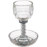 Kiddush Cup, Stemmed, Crystal