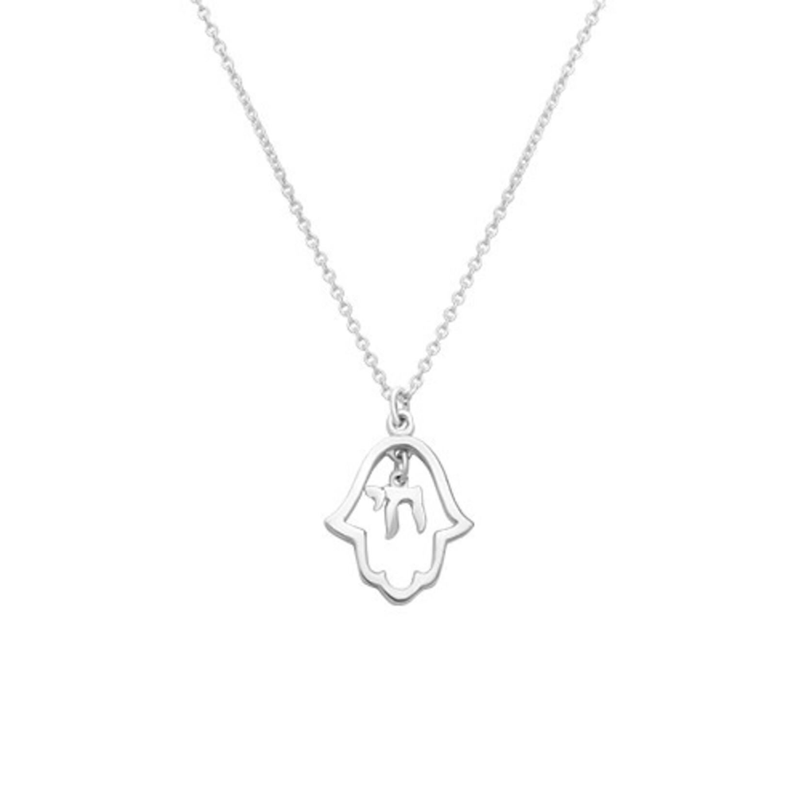 Necklace - 925 Sterling Silver Hamsa