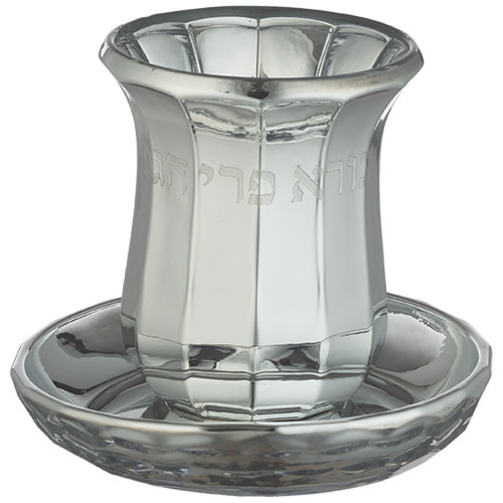 Kiddush Cup Set, Crystal
