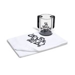 Acrylic Washing Cup Set with Matching Towel, ''Al Netilat Yadayim''