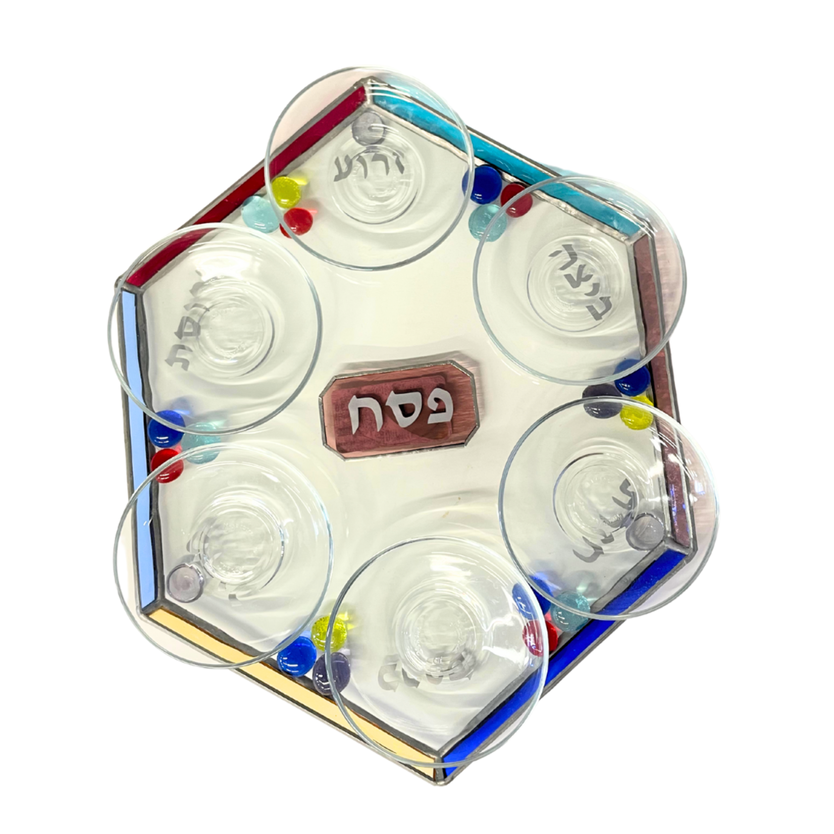 Seder Plate, Glass