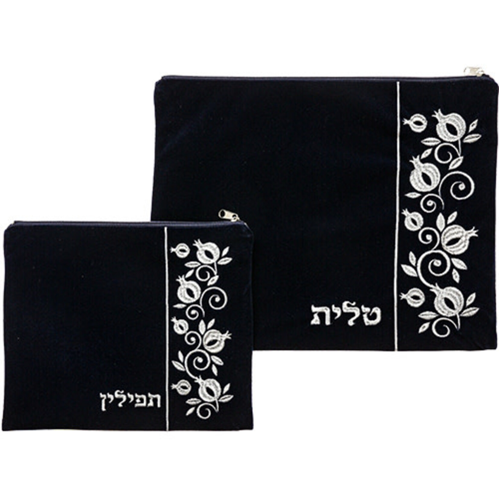 Tallit and Tefillin Bag Set, Velvet